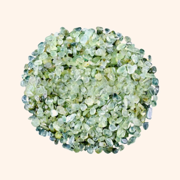 PREHNITE CRYSTAL CHIPS - Great for decorating bowls, vase & planters