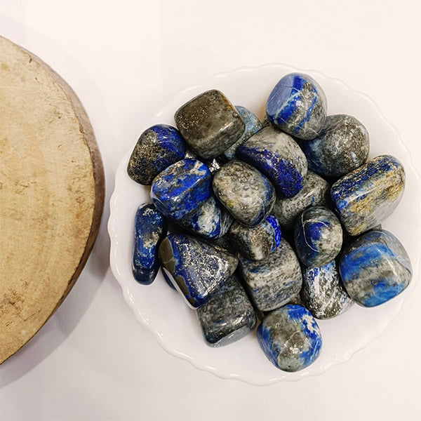 LAPIS LAZULI CRYSTAL TUMBLE 100 GRAM - Wisdom, Clarity & Positive Energy