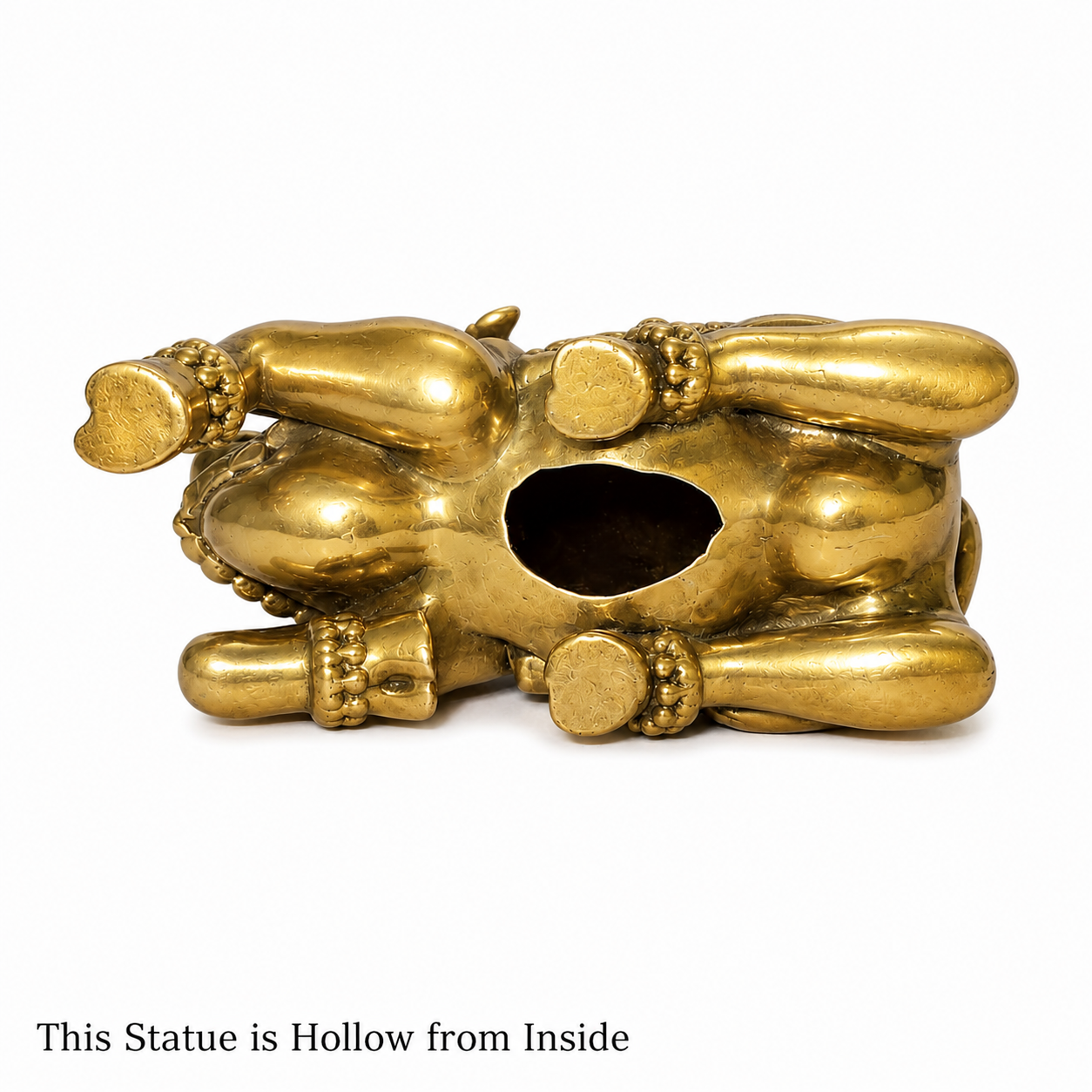 NANDI JI PREMIUM BRASS STATUE - 7 CM