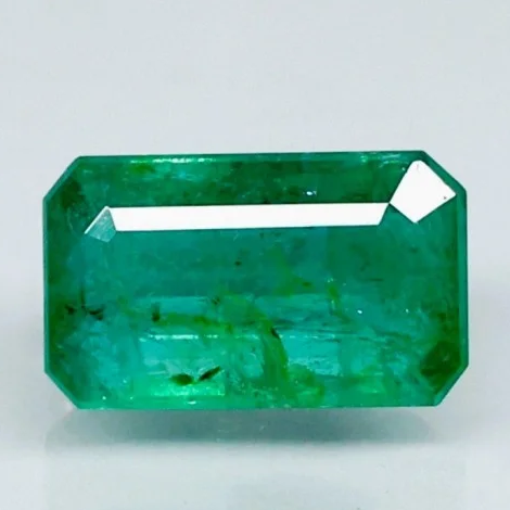 Natural Emerald | 82H00| Govt. Lab Certified | Octagon Step Cut | Green Report No.9914D40111