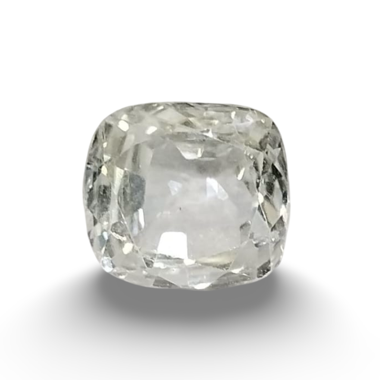 Natural White Zircon | Certified | Oval | Certificate No.: IGCDKBAJ46137