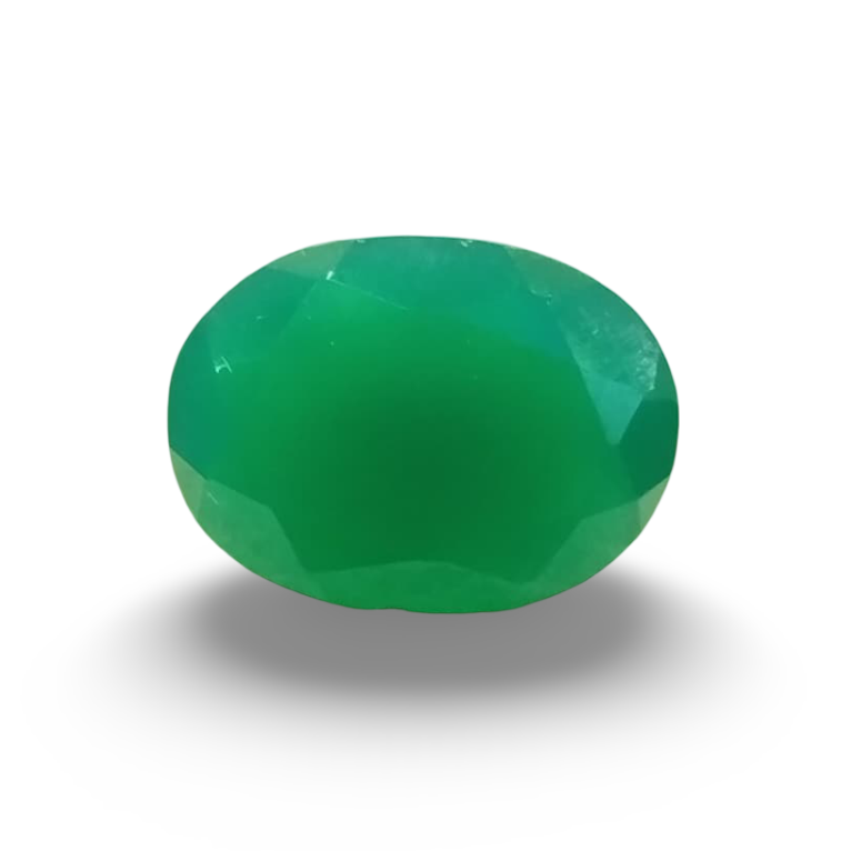 Natural Green Onyx |1H00| Oval Mixed | SRT Certified No : SRGTL30615