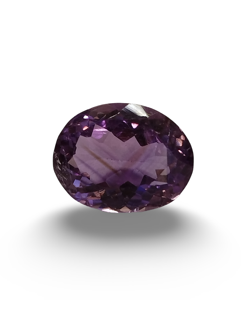 Natural Amethyst |1H20| Oval | Lab Certified No. IGCDKBAJ45595
