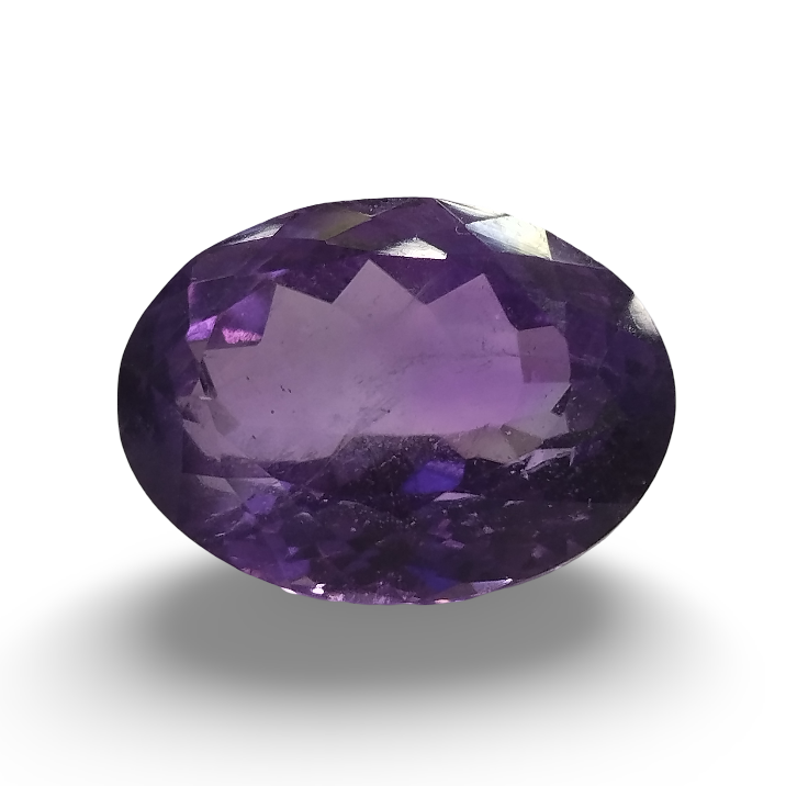 Natural Amethyst |1H20| Oval | Lab Certified No. IGCDKBAJ45581