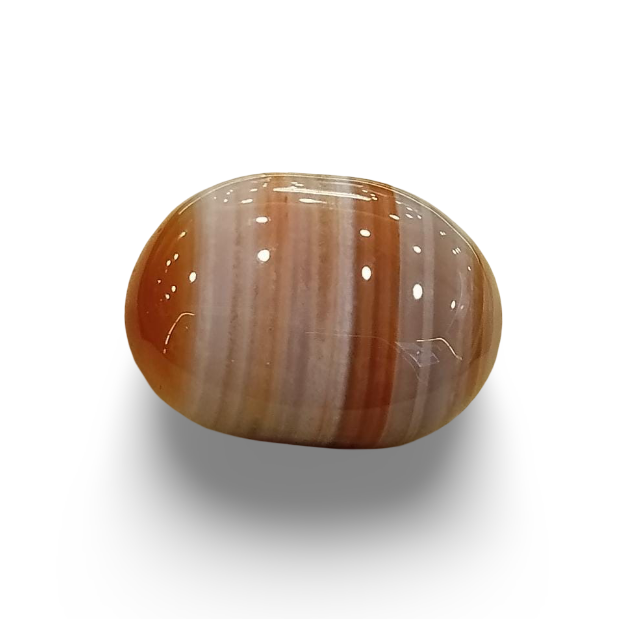 Natural Red, White Sulemani Hakik | Oval | Certified No. IGCDKBAJ48756