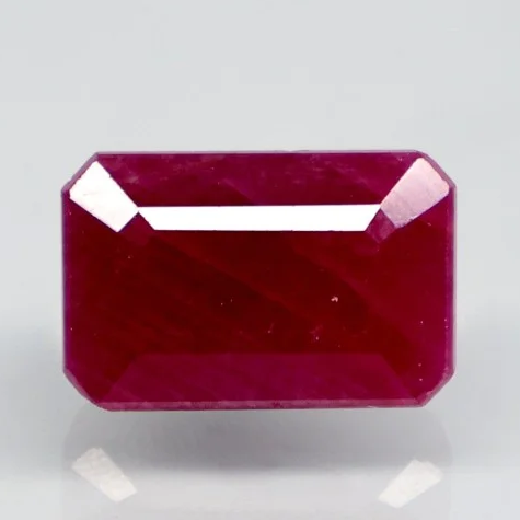 Natural Purplish Red Ruby | 15H00| Certified Unheated | Octagon Mixed Cut Report No. 9581D38648