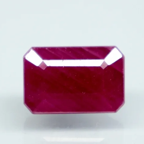 Natural Purplish Red Ruby | 018.0| Certified Unheated | Octagon Mixed Cut | 8.12 RT | Report No. 9581D38656