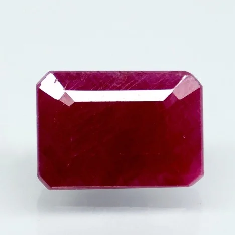 Natural Purplish Red Ruby | Certified Unheated | Octagon Mixed Cut Report No. 9581D38657