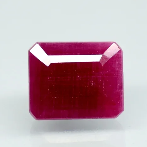 Natural Purplish Red Ruby |12H50|Certified Unheated | Octagon Mixed Cut Report No. 9581D38658