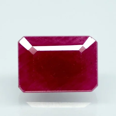 Natural Purplish Red Ruby | 15H00| Certified Unheated | Octagon Mixed Cut Report No. 9581D38660