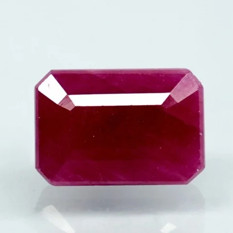 Natural Purplish Red Ruby | Certified Unheated | Octagon Mixed Cut | 7.23 RT | Report No. 9581D38661