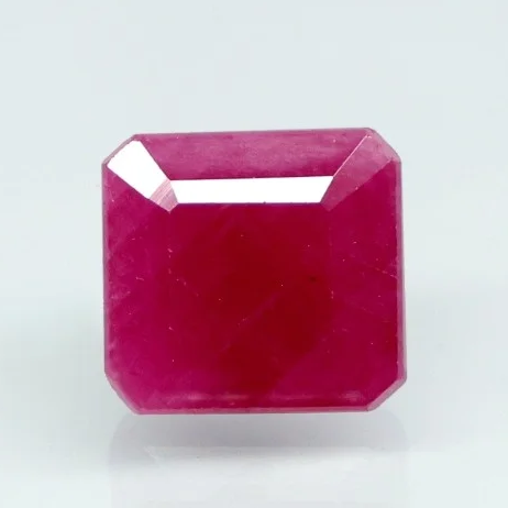 Natural Purplish Red Ruby | Certified Unheated | Octagon Mixed Cut Report No. 9581D38670
