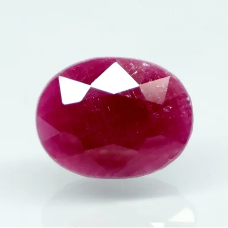 Natural Purplish Red Ruby |15H00| Certified Unheated | Oval Mixed Cut Report No. 9581D38678