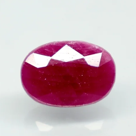 Natural Purplish Red Ruby |18H00| Certified Unheated | Oval Mixed Cut Report No. 9581D38676