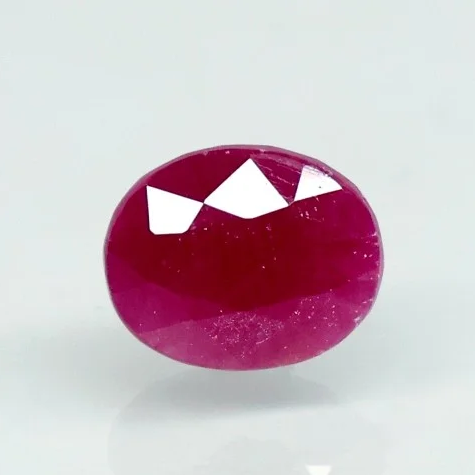 Natural Purplish Red Ruby |18H00| Certified Unheated | Oval Mixed Cut Report No. 9581D38689