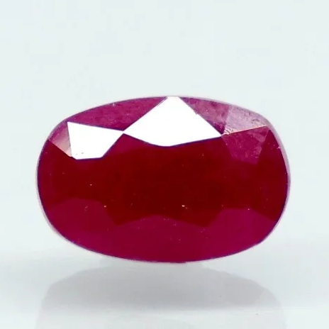 Natural Purplish Red Ruby |18H00| Certified Unheated | Oval Mixed Cut Report No. 9581D38696