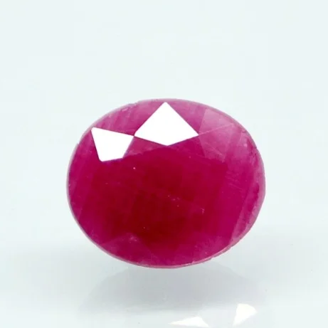 Natural Purplish Red Ruby |12H00|Certified Unheated | Oval Mixed Cut Report No. 9581D38704