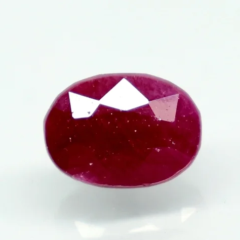 Natural Purplish Red Ruby | Certified Unheated | Oval Mixed Cut Report No. 9581D38705