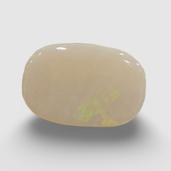 Natural White Opal|15H00| 11.44 Ratti | Oval | Certified No. IGCDKBAJ44661