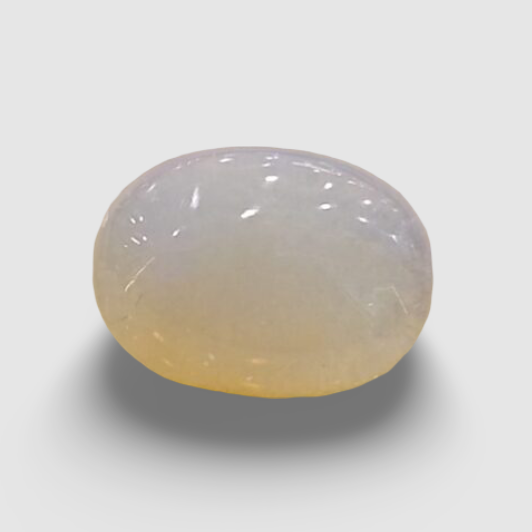 Natural White Opal|5H00| 3.22 Ratti | Oval Cabochone | Certified No. IGCDKBAJ42885