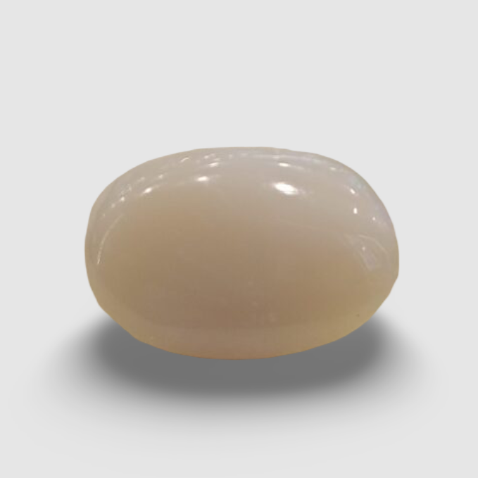 Natural White Opal|5H00| 6.00 Ratti | Oval Cabochone | Certified No. IGCDKBAJ42970