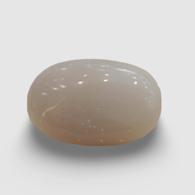 Natural White Opal|5H00| 6.06 Ratti | Oval Cabochone | Certified No. IGCDKBAJ42971
