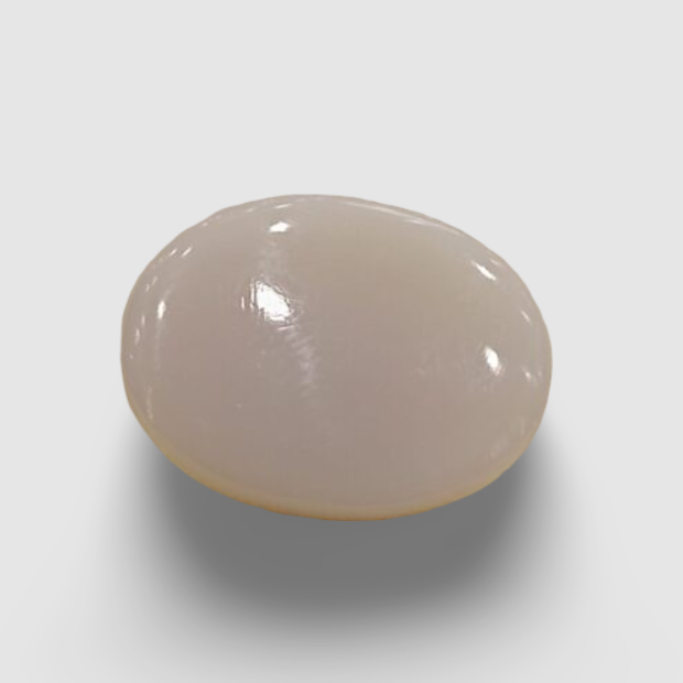 Natural White Opal|5H00| 7.17 Ratti | Oval Cabochone | Certified No. IGCDKBAJ43028