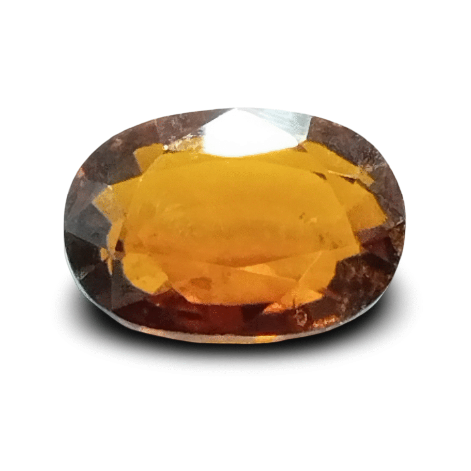 Natural Hessonite Garnet | Oval Mix Cut | Brownish Orange Certificate No.: IGCDKBAJ42705