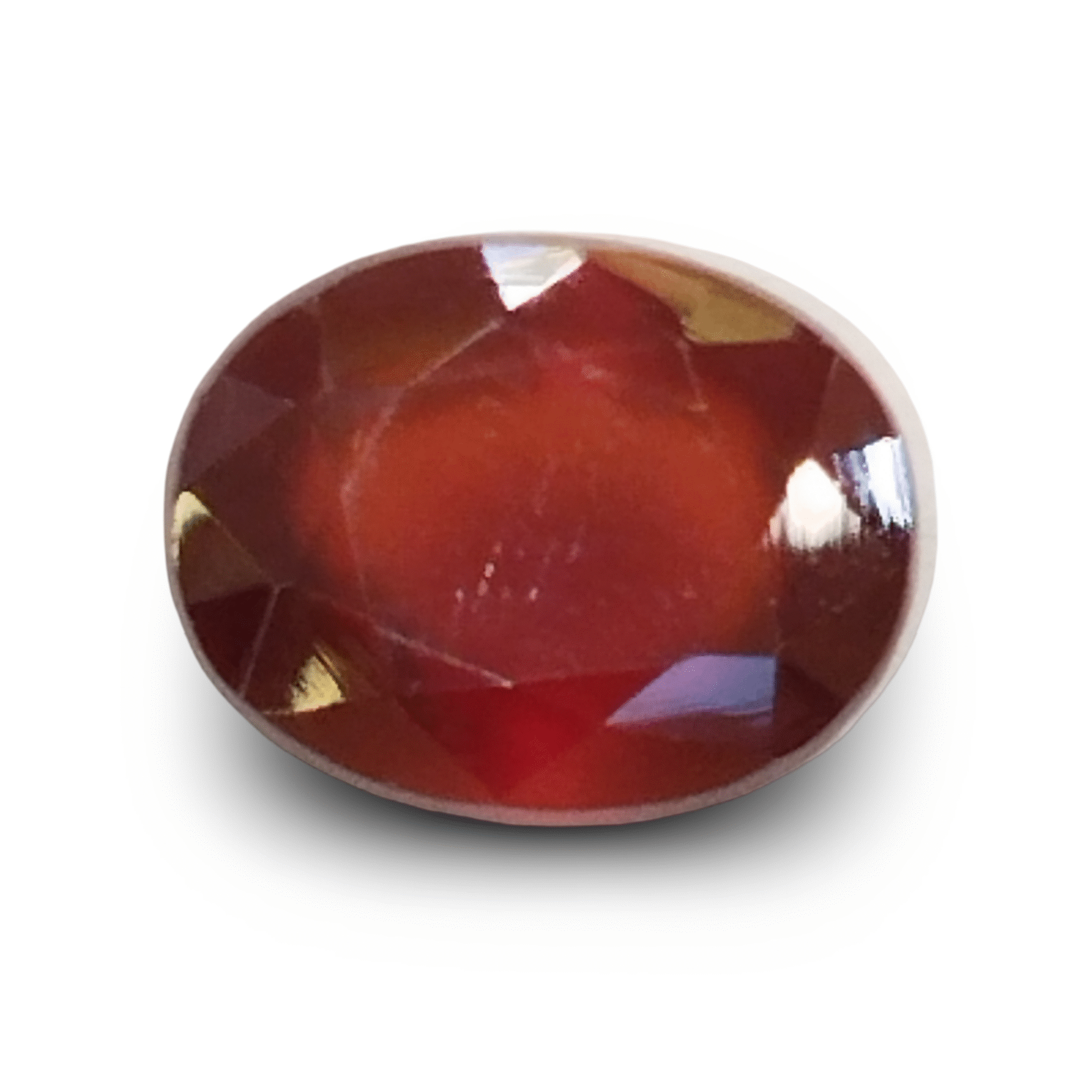 Natural Hessonite (Gomed) | Oval Mix Cut | IGC Certified Certificate No.: IGCDKBAJ42747
