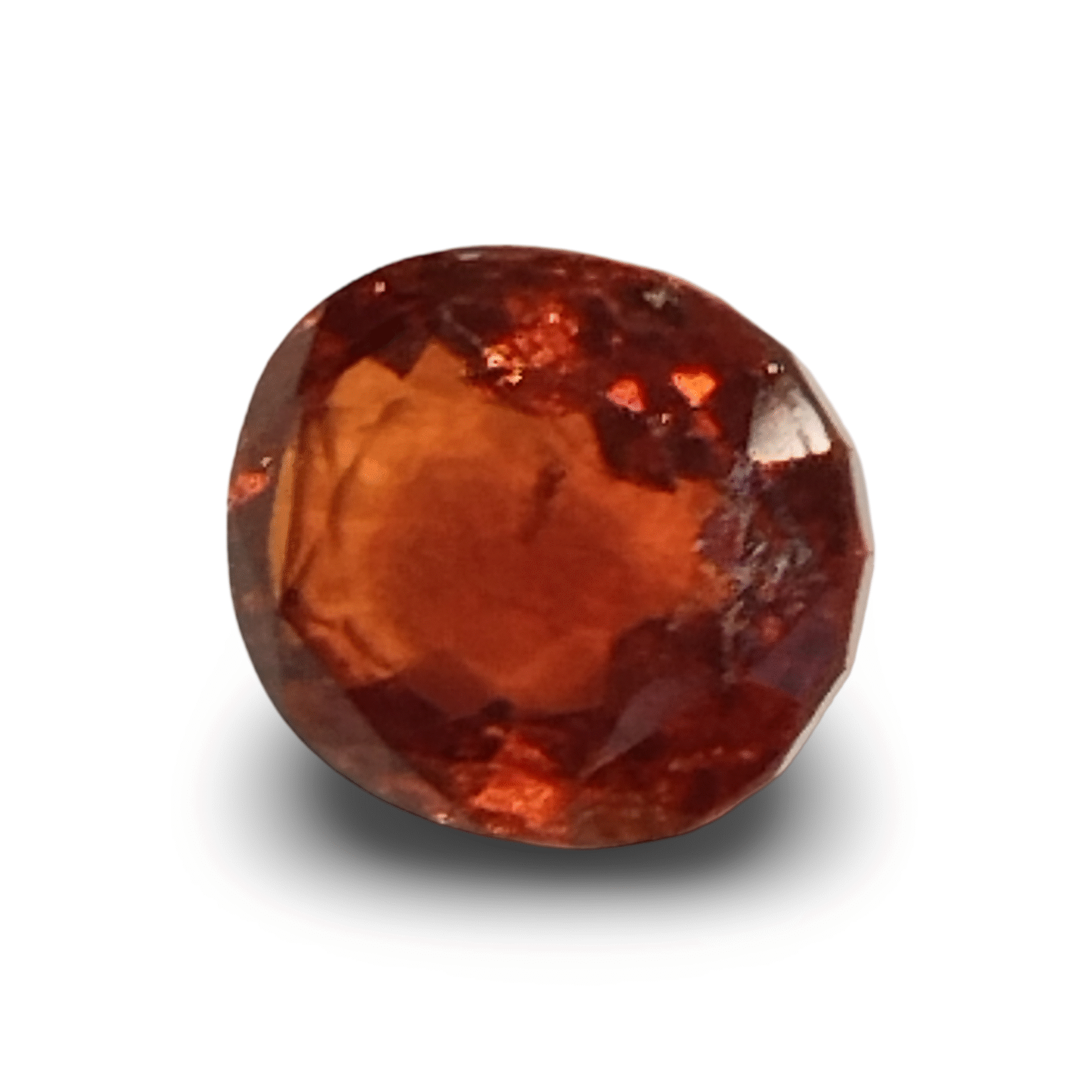 Natural Hessonite (Gomed) | Oval Cut | IGC Certified Certificate No.: IGCDKBAJ48331