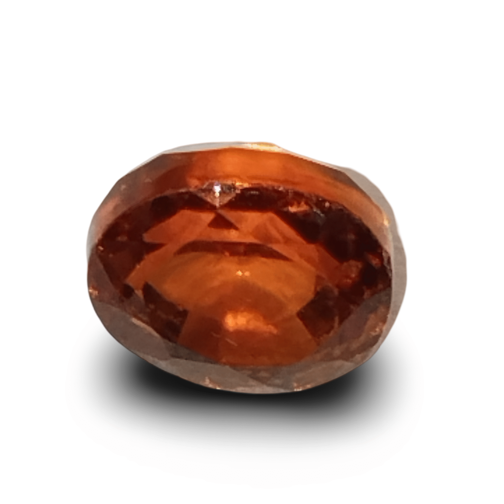 Natural Hessonite (Gomed) | Oval Cut | IGC Certified Certificate No.: IGCDKBAJ44651