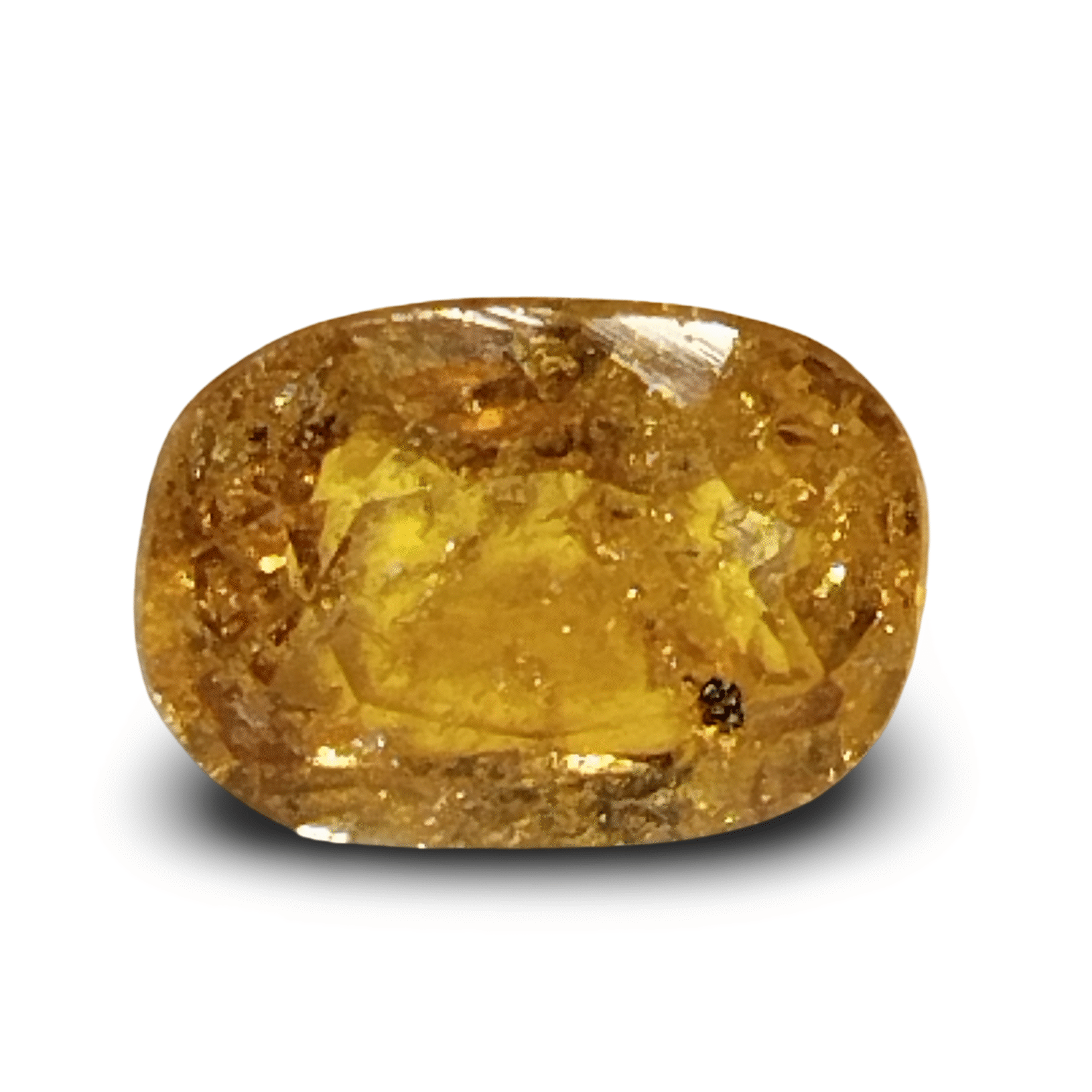 Natural Hessonite (Gomed) | Cushion Cut | IGC Certified Certificate No.: IGCDKBAJ48336