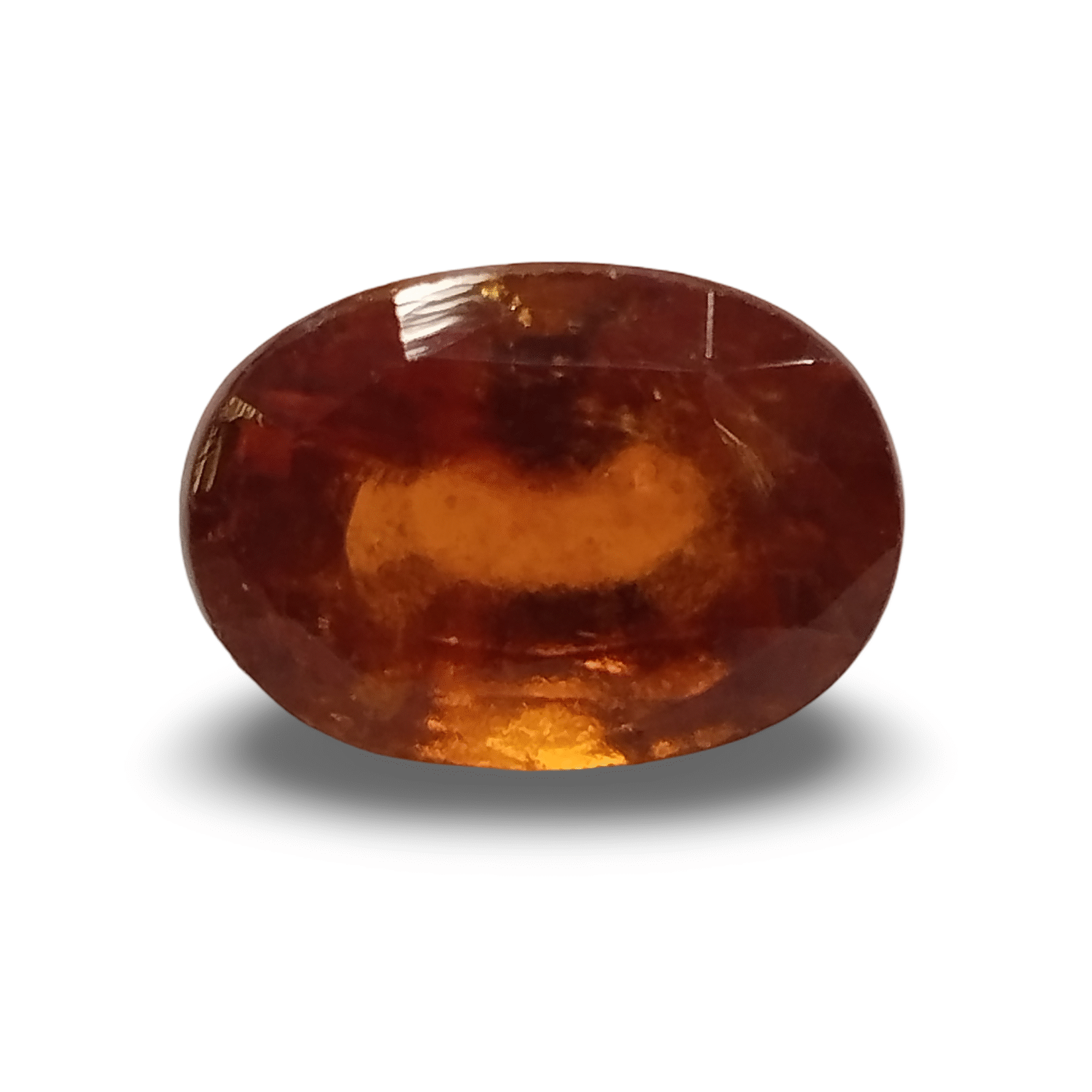 Natural Hessonite Garnet | Oval Cut | Orangish Brown Certificate No.: IGCDKBAJ44632