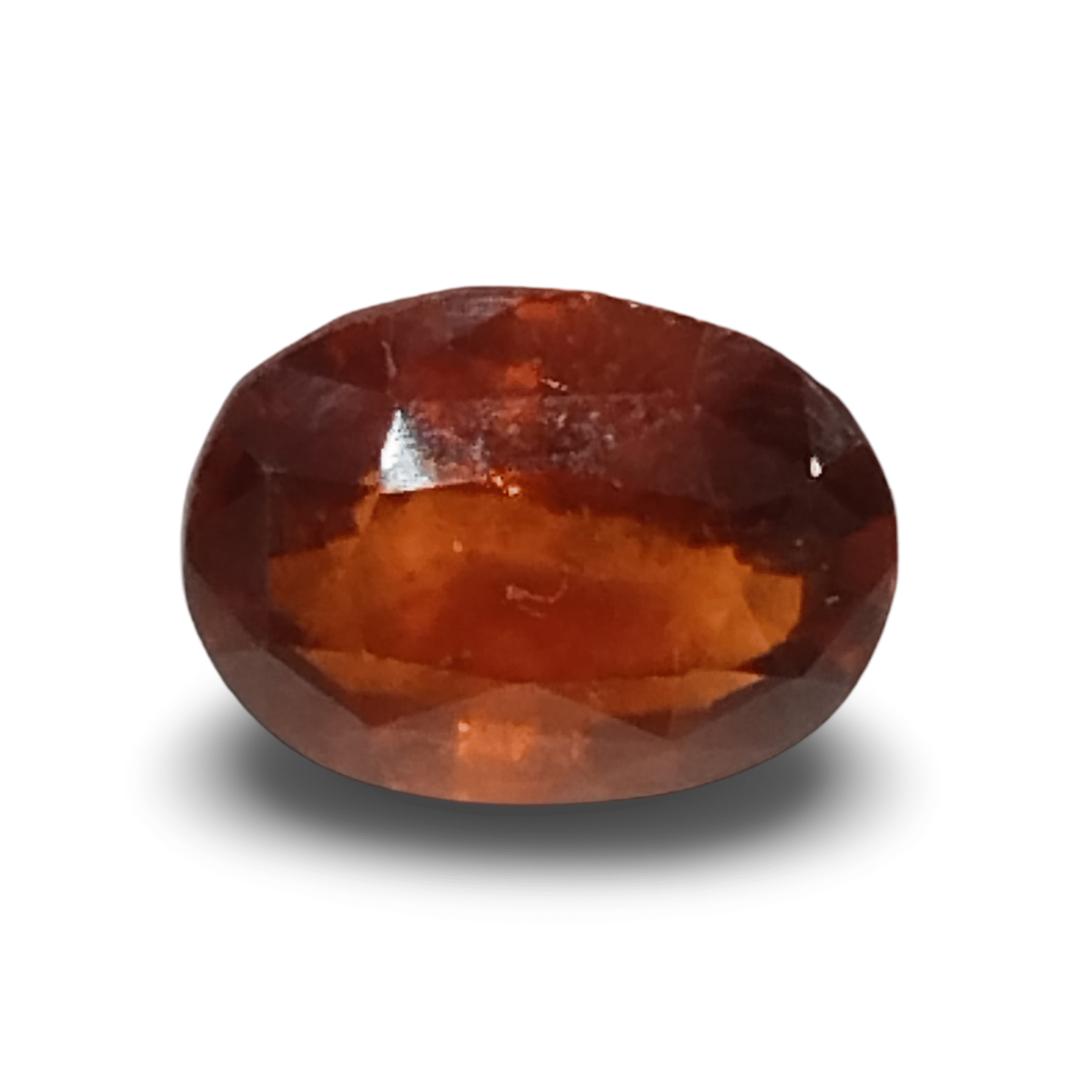 Natural Hessonite (Gomed) | Oval Mix Cut | IGC Certified Certificate No.: IGCDKBAJ42720