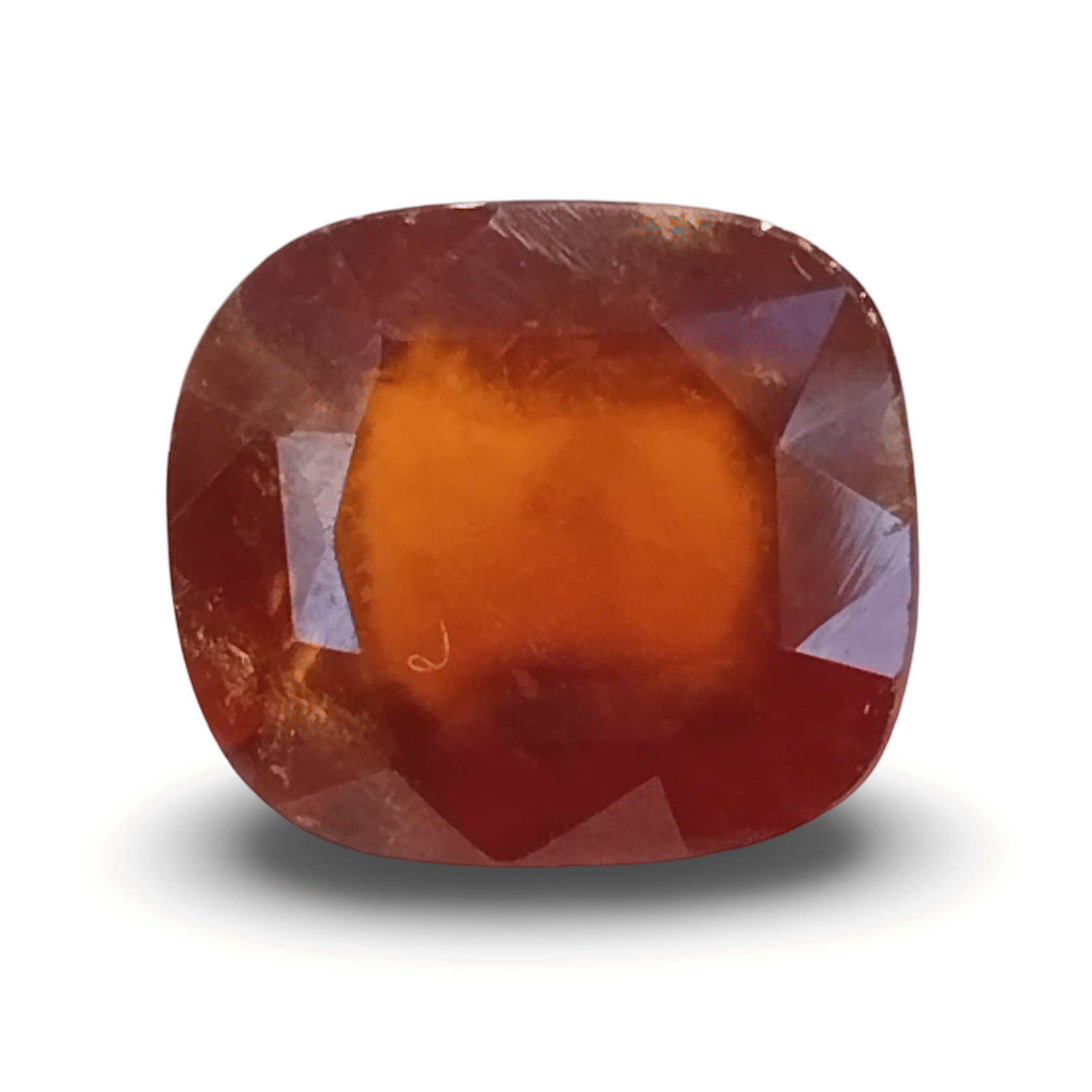 Natural Hessonite Garnet | Cushion Mix Cut | Brownish Orange Certificate No.: IGCDKBAJ42801
