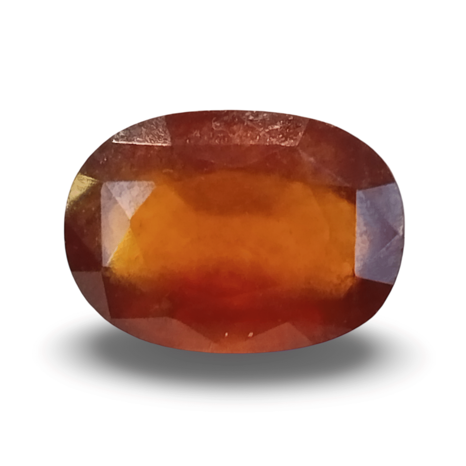 Natural Hessonite Garnet | Certified | Oval Mix Cut | Brownish Orange Certificate No.: IGCDKBAJ42778