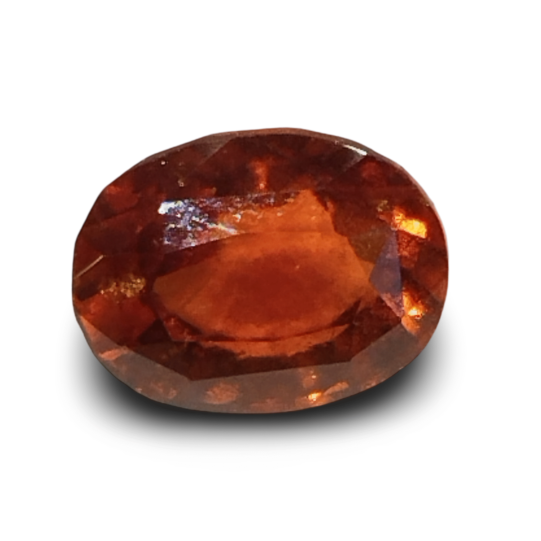 Natural Hessonite (Gomed) | Oval Mix Cut | IGC Certified Certificate No.: IGCDKBAJ42696