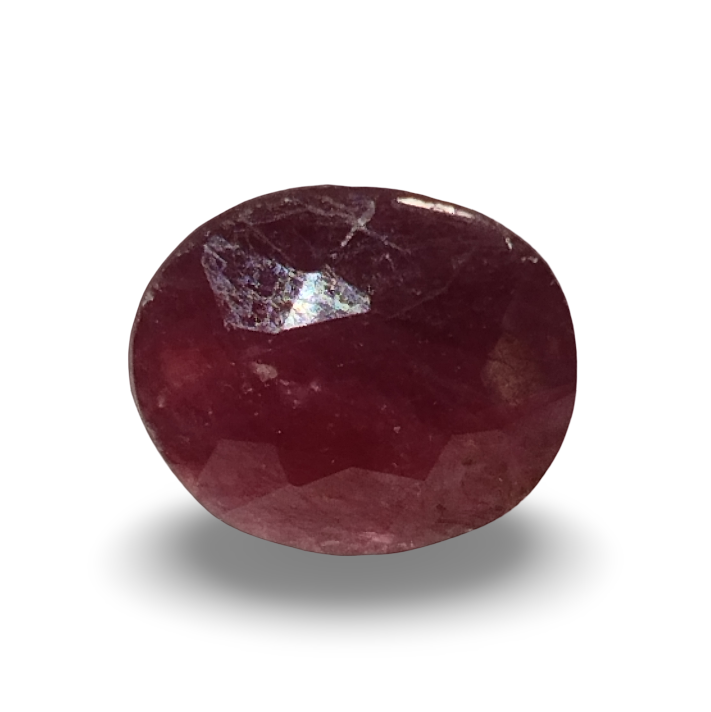 Natural Ruby |5H50| Oval Cut | IGC Certified No.: IGCDKBAJ48344