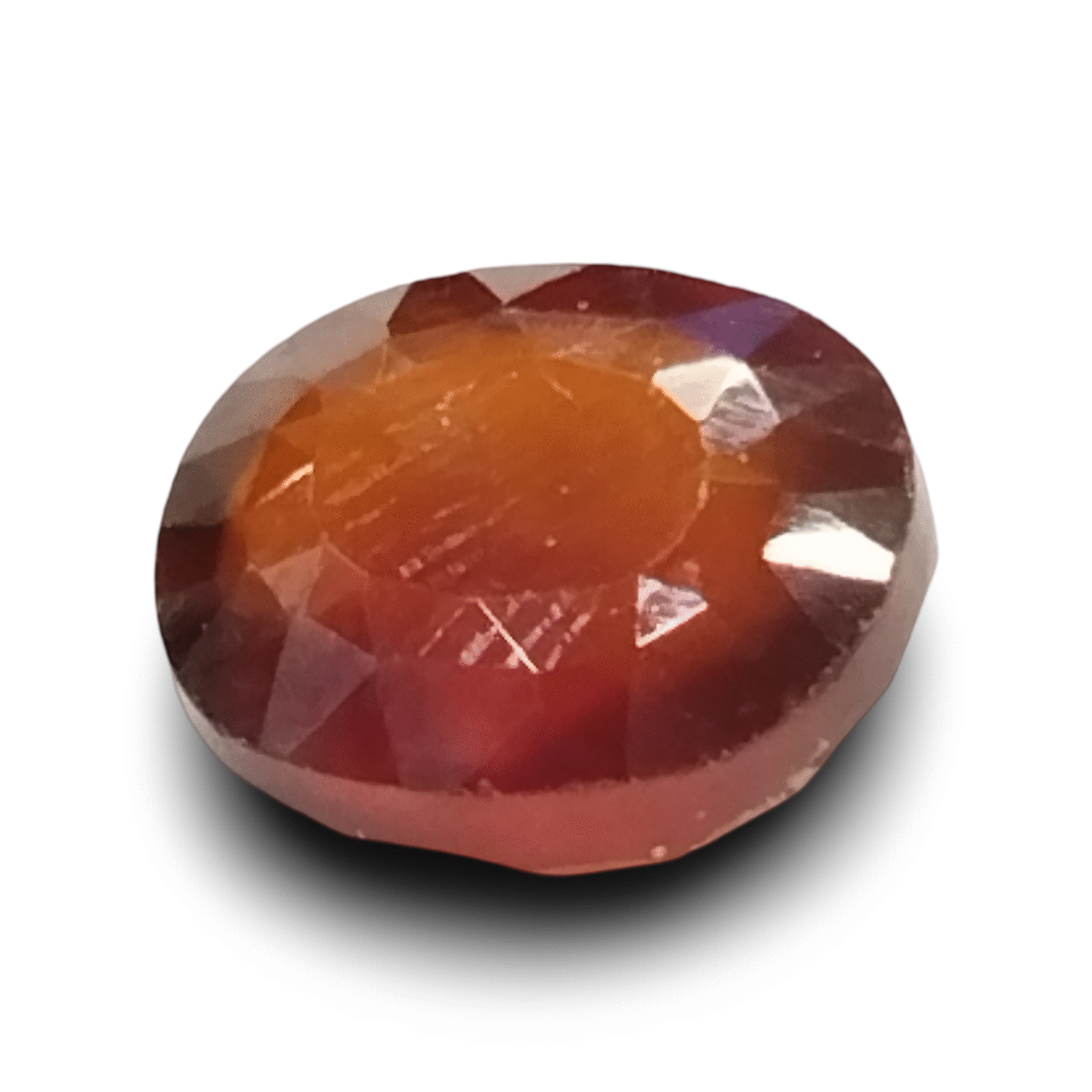 Natural Hessonite (Gomed) | Oval Mix Cut | IGC Certified Certificate Number: IGCDKBAJ42791