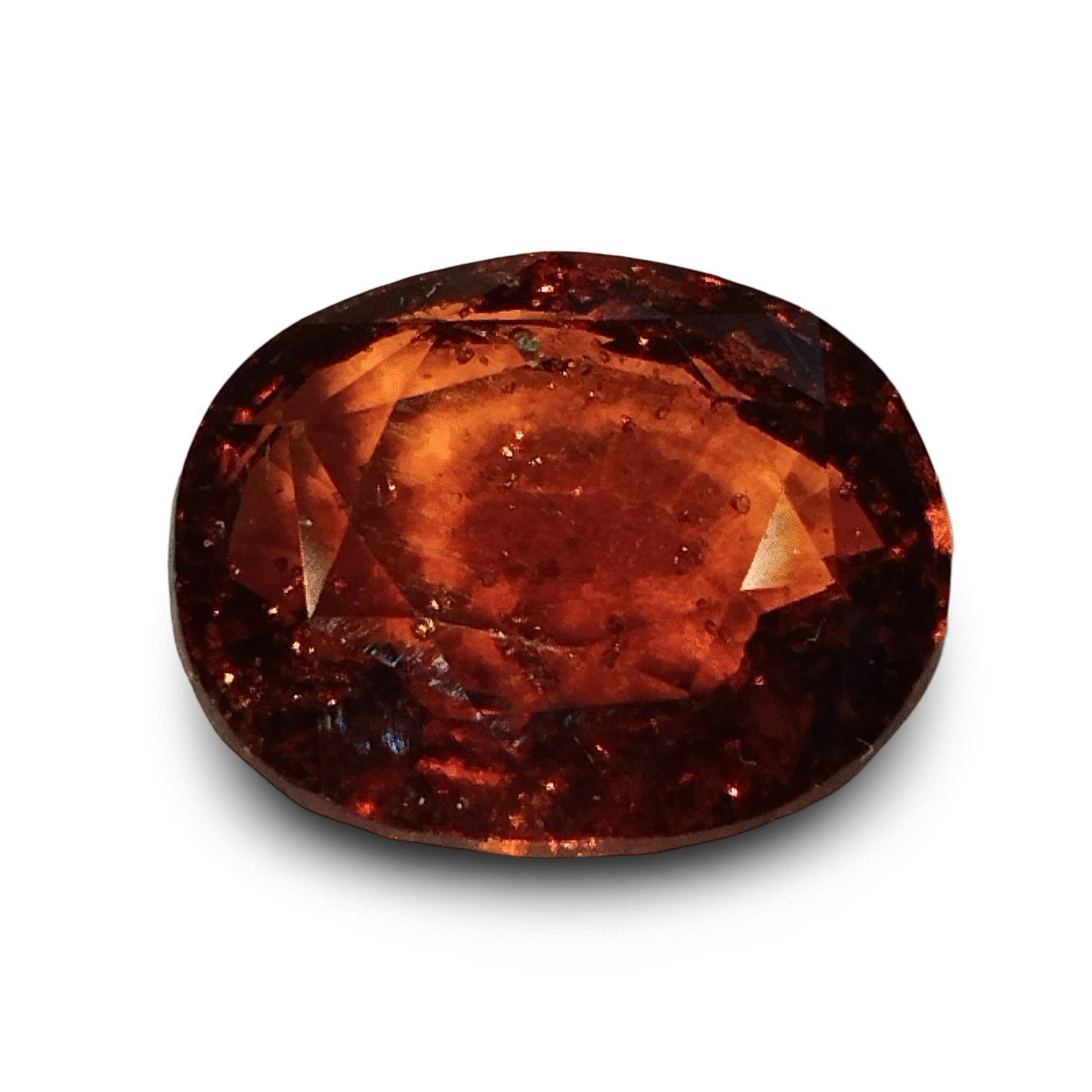 Natural Hessonite Garnet | Oval Mix | Brownish Orange Certificate No.: IGCDKBAJ42795