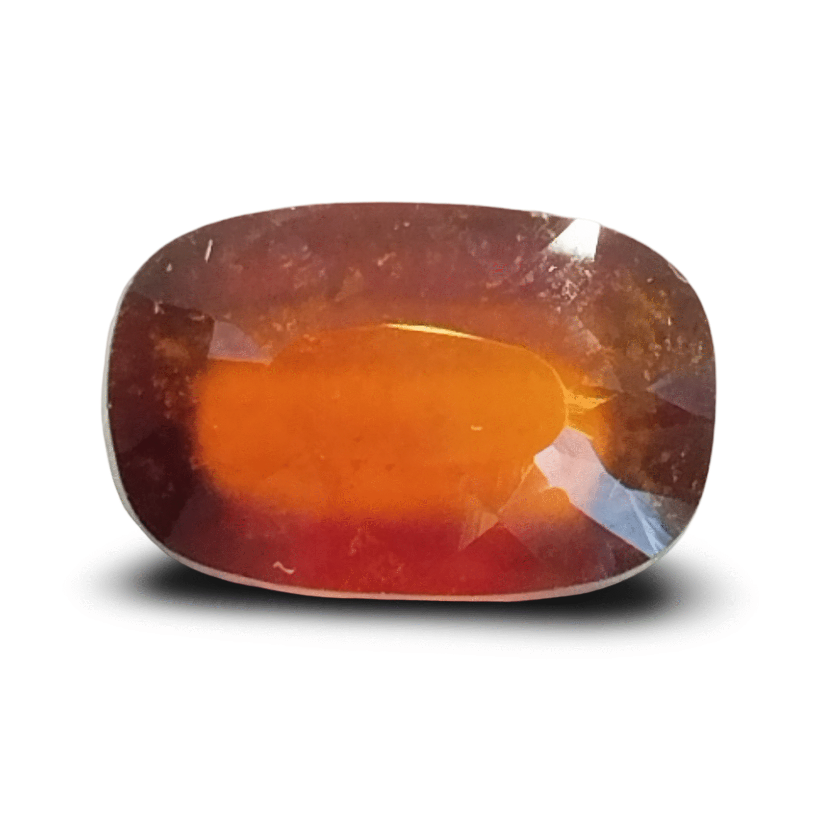 Natural Hessonite Garnet | Cushion Mix Cut | Brownish Orange Certificate No.: IGCDKBAJ42781