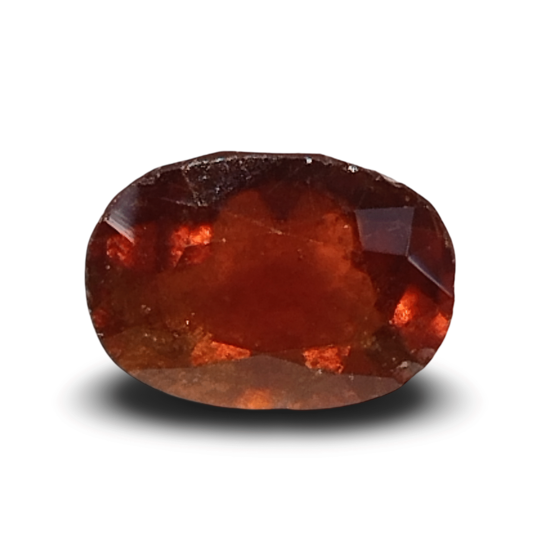 Natural Hessonite (Gomed) | Oval Mix Cut | IGC Certified Certificate No.: IGCDKBAJ42779