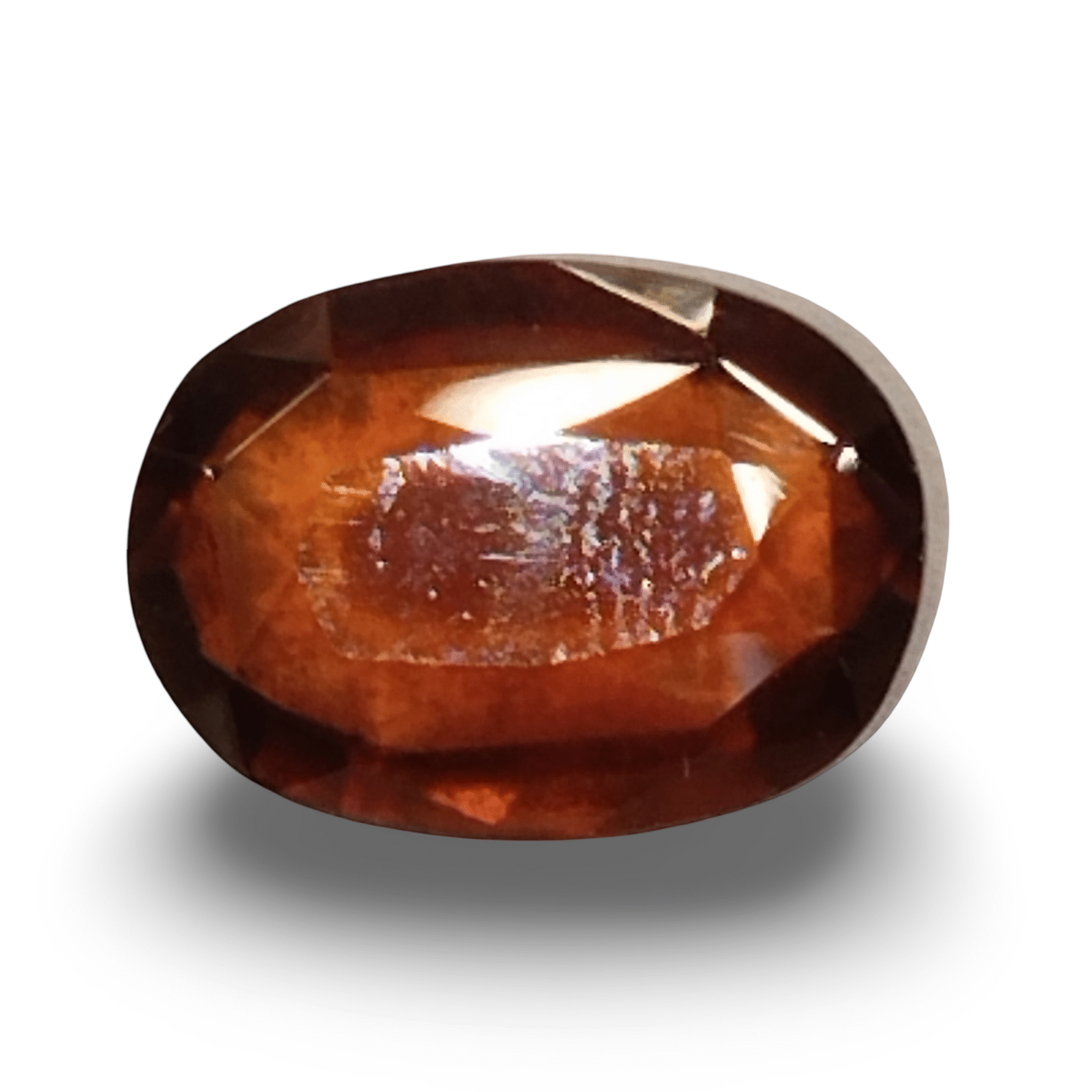 Natural Hessonite (Gomed) | Oval Mix Cut | IGC Certified Certificate No.: IGCDKBAJ42697