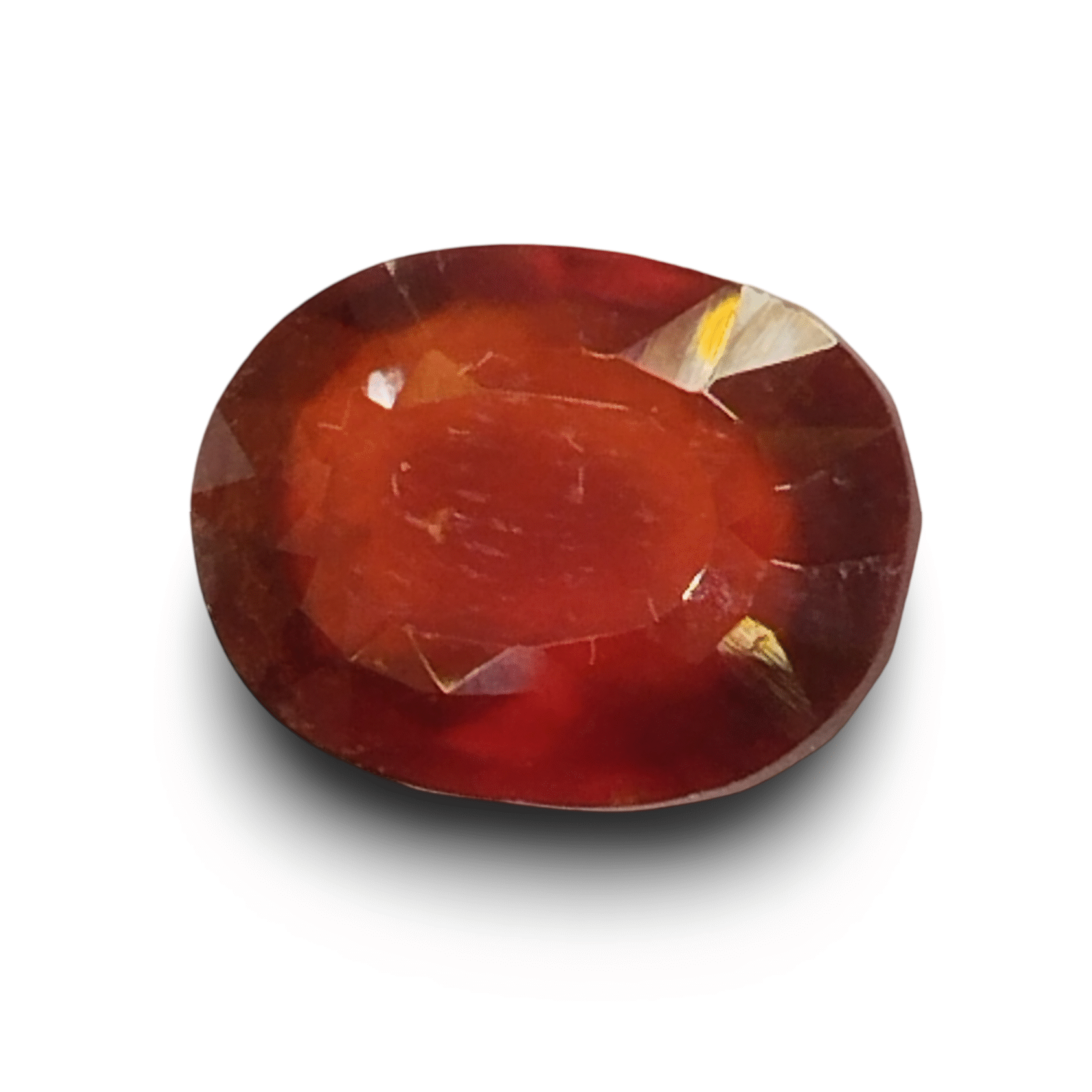 Natural Hessonite (Gomed) | Oval Mix Cut | IGC Certified Certificate No.: IGCDKBAJ42808