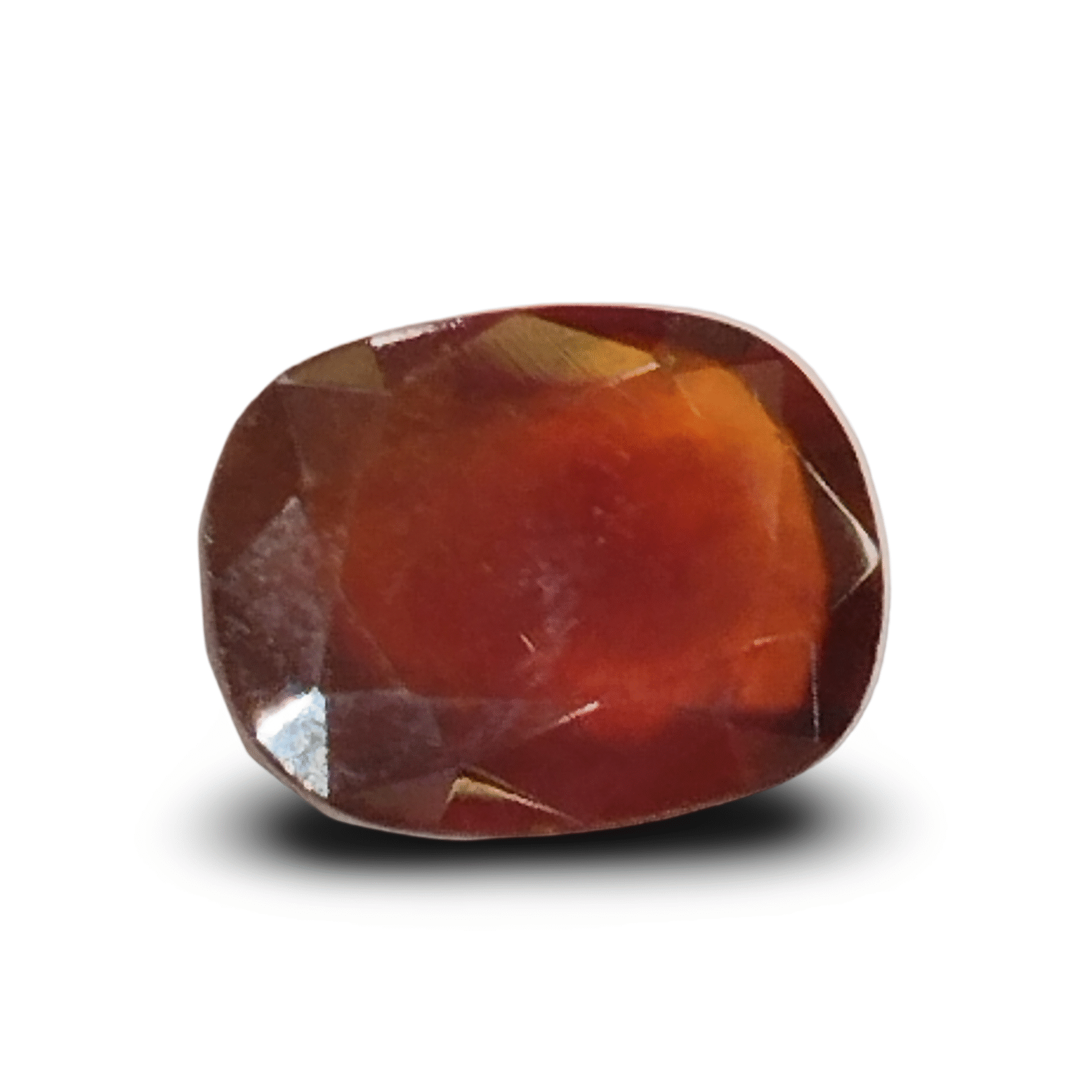 Natural Hessonite (Gomed) | Oval Mix Cut | IGC Certified Certificate No.: IGCDKBAJ42804