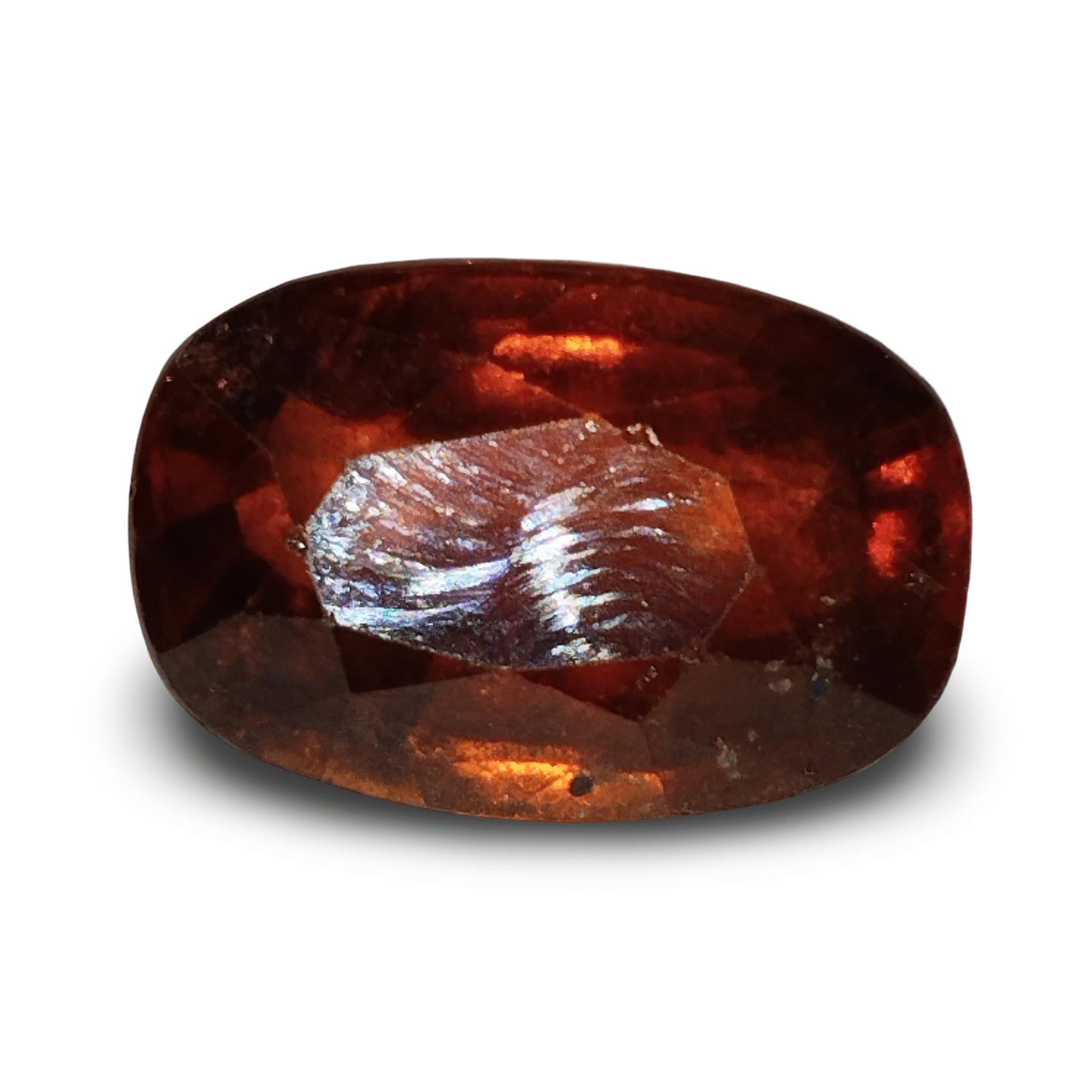 Natural Hessonite Garnet | Oval Mix Cut | Brownish Orange Certificate No.: IGCDKBAJ42731