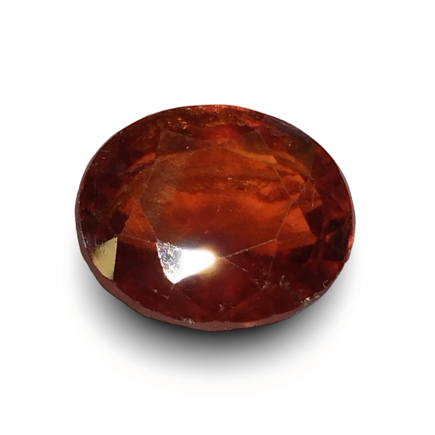 Natural Hessonite (Gomed) | Oval Mix Cut | IGC Certified Certificate Number: IGCDKBAJ42708