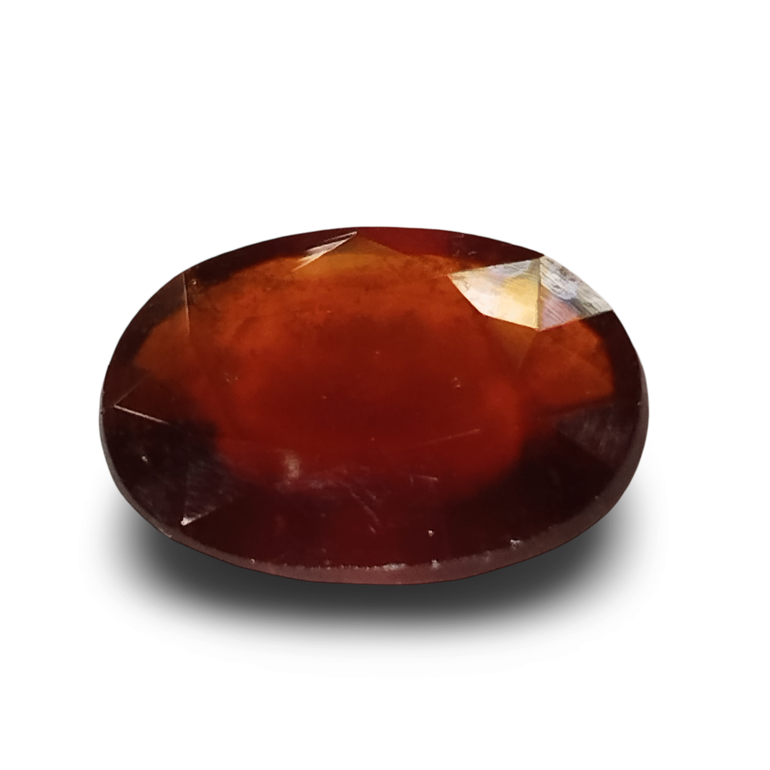 Natural Hessonite (Gomed) | Oval Mix Cut | IGC Certified Certificate Number: IGCDKBAJ42732