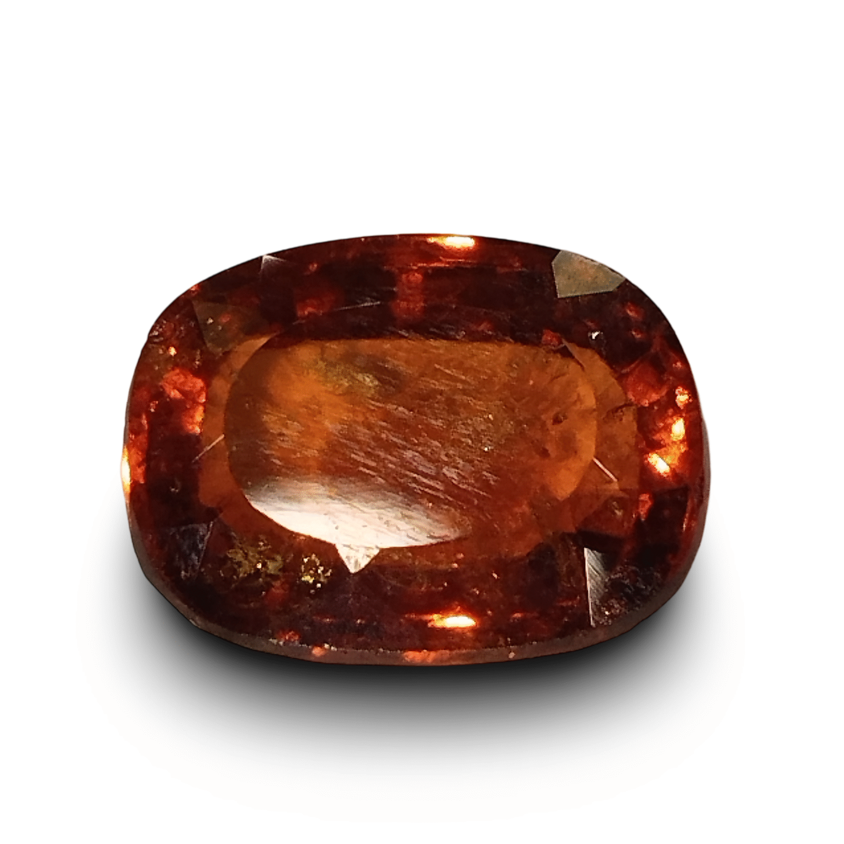 Natural Hessonite (Gomed) | Oval Mix Cut | IGC Certified Certificate Number: IGCDKBAJ42725