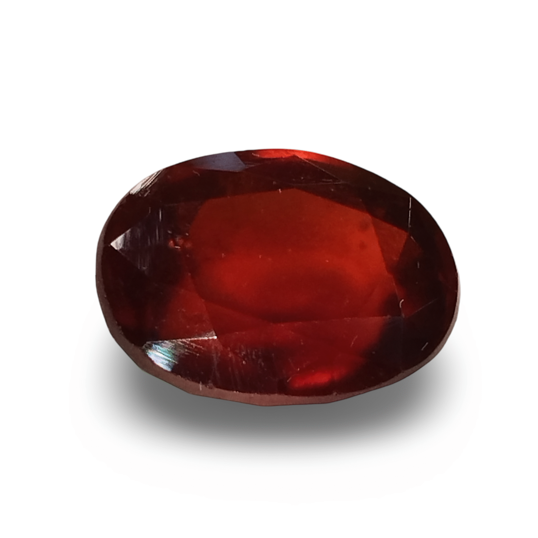 Natural Hessonite Garnet | Oval Mix Cut | Brownish Orange Certificate No.: IGCDKBAJ42761